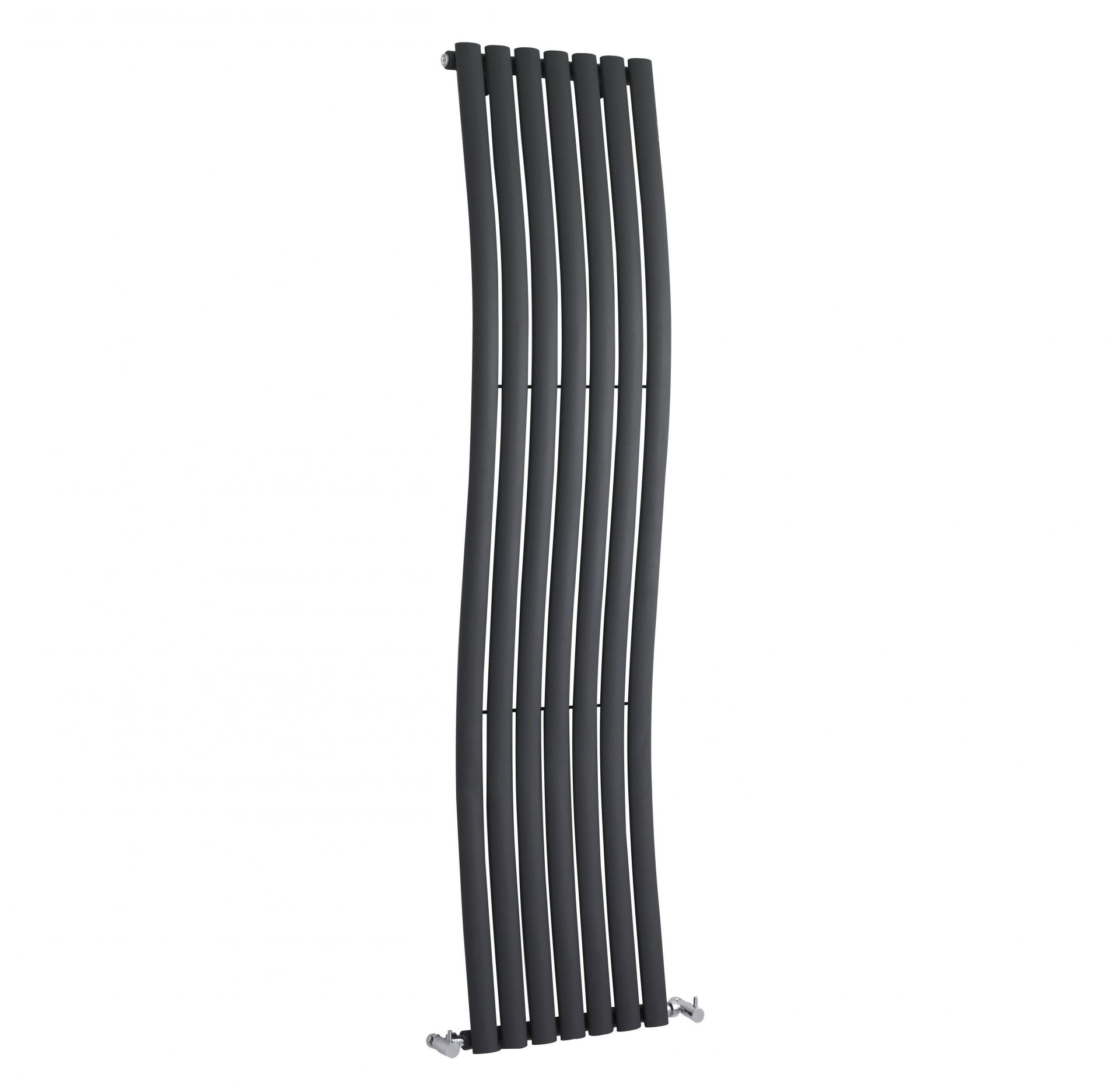 Nuie Revive Wave Single Panel Designer Radiator 1785x413mm – Anthracite