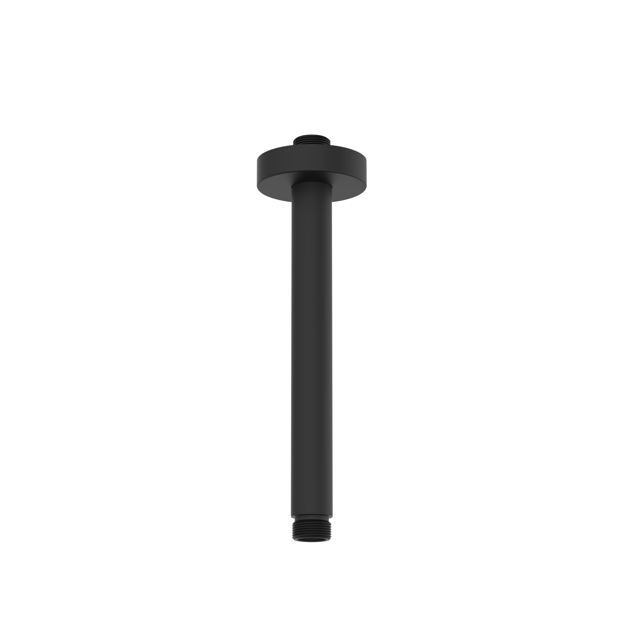 Scudo Round Ceiling Mounted Arm – Matt Black
