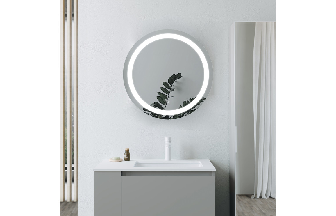 MyBathrooms Suri Round Front-Lit LED Mirror