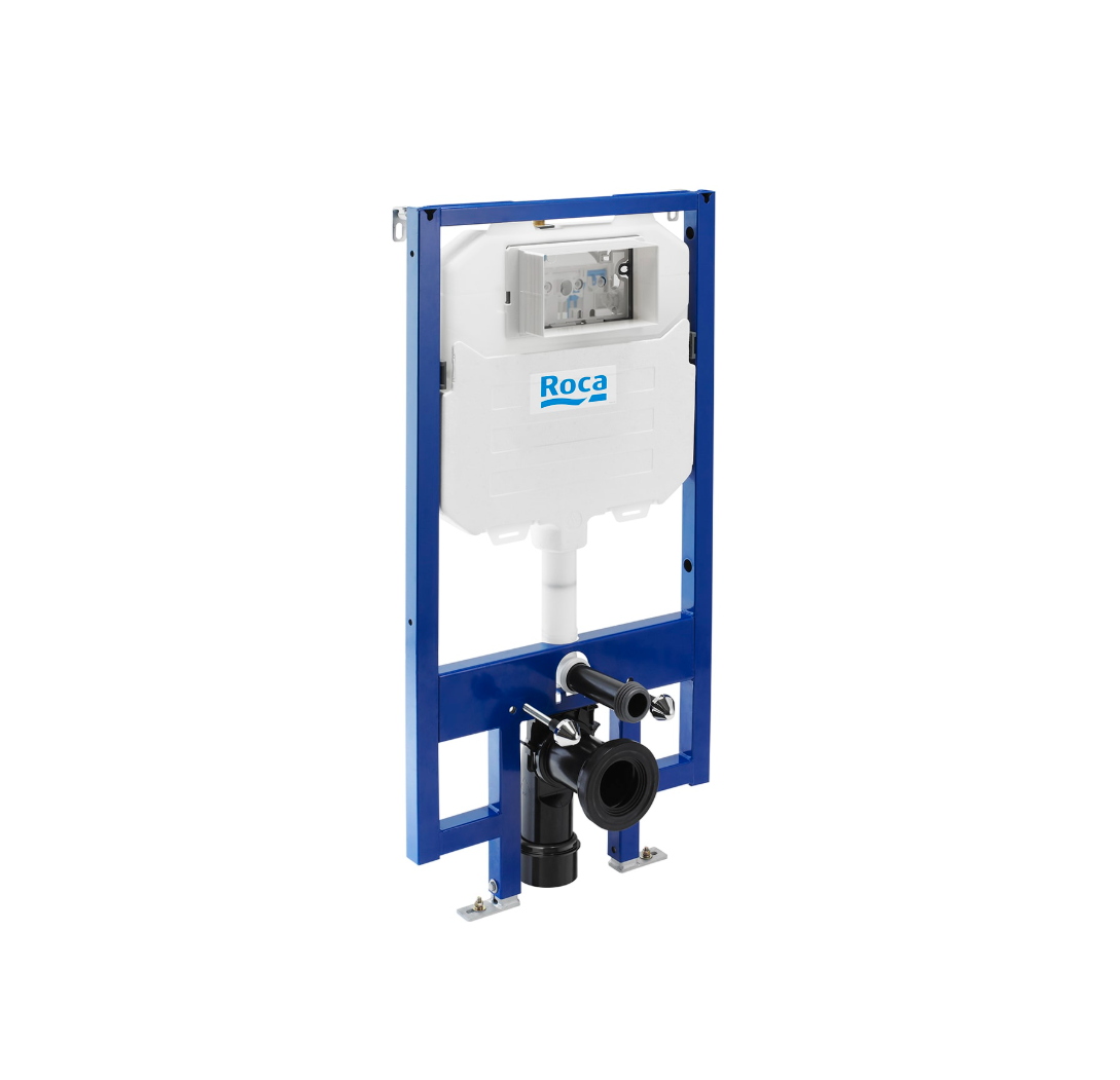 Roca Duplo WC Compact with AG valve (80mm cistern) Concealed Cistern & Frame For Wall-hung WCs