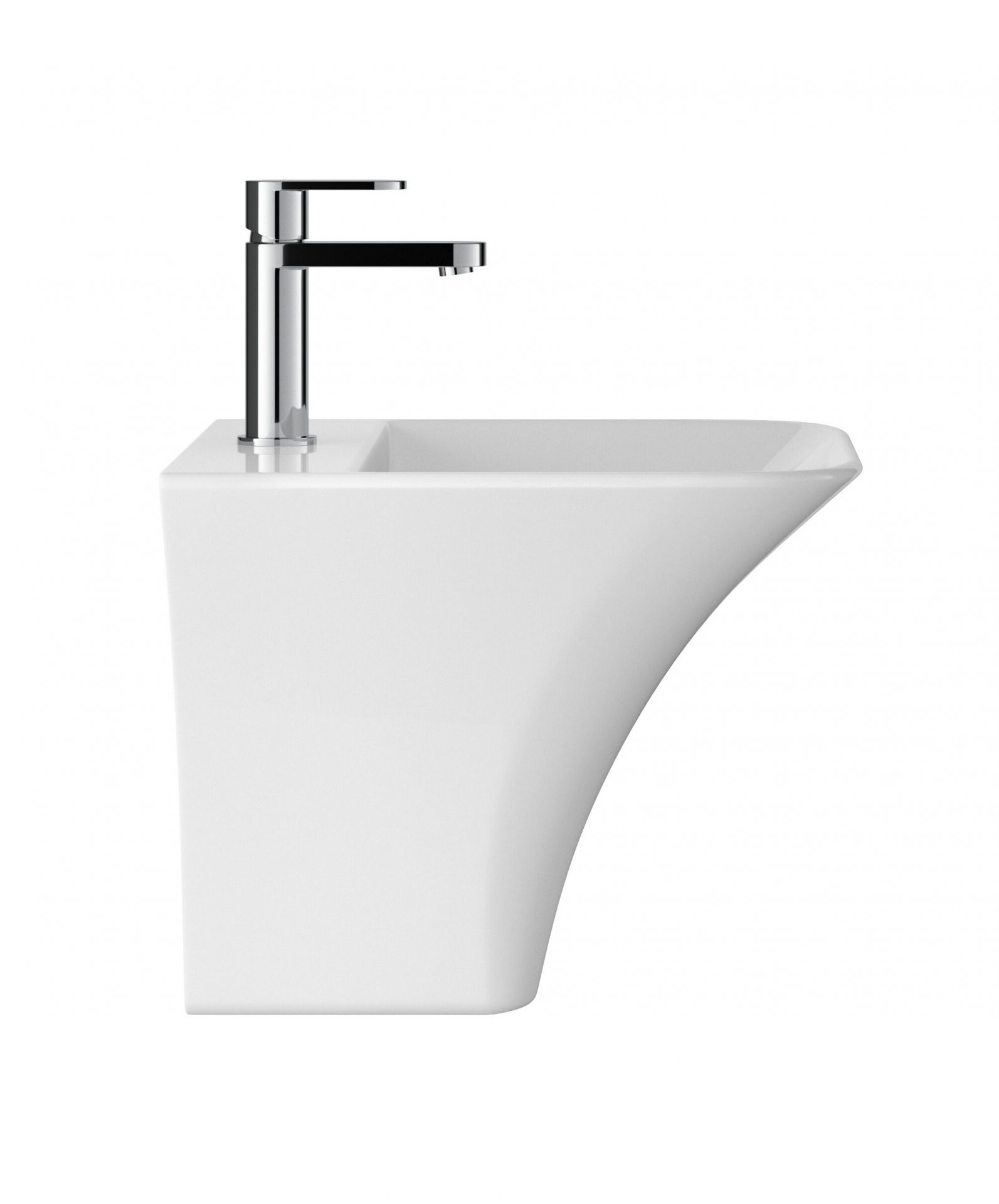 Nuie Lux Embleton 450mm 1TH Wall Hung Basin