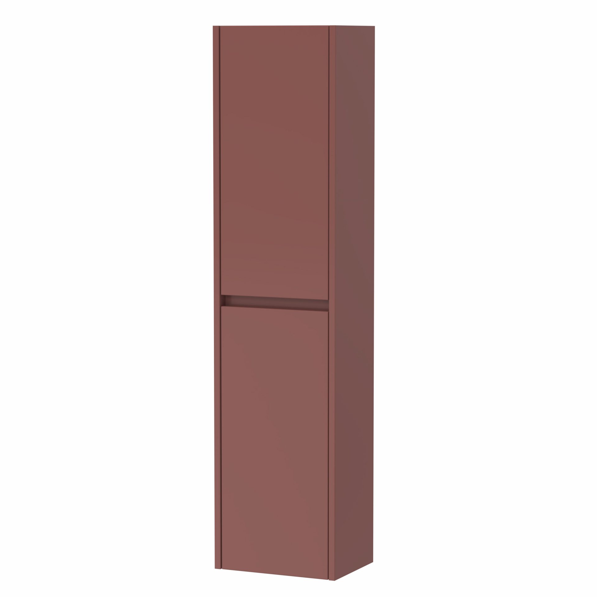 Nuie Havana 350mm Wall Hung Tall Cabinet – Smoked Red