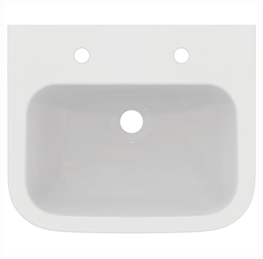 Armitage Shanks Portman 21 500mm Basin With 2 Tap Holes, No Overflow Or Chainstay Hole