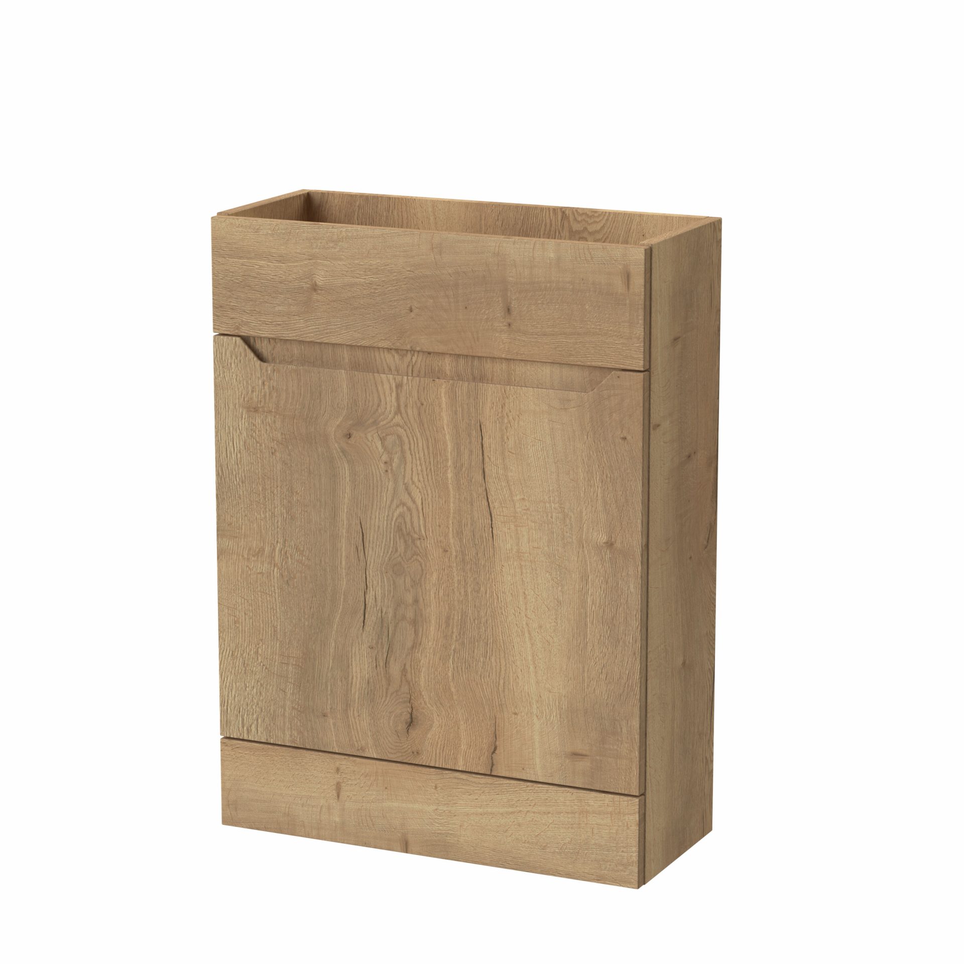 Nuie Lux Loave 600mm Slim Floorstanding WC Unit – Autumn Oak