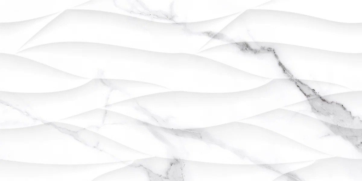 White Carrara Gloss Decor Tile 30×60