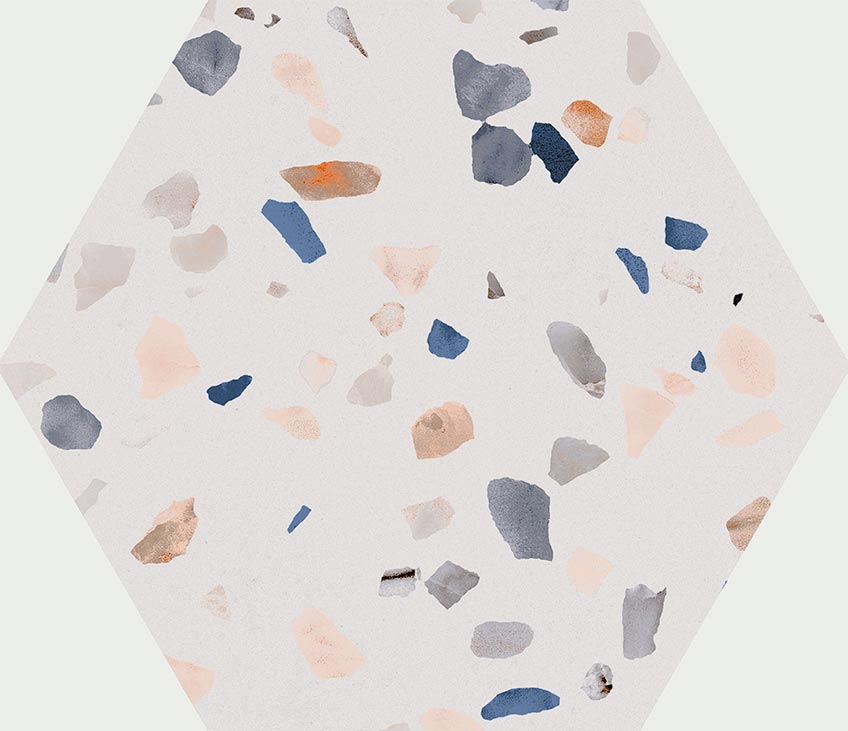 Doria Hex Multi Matt 258x290mm
