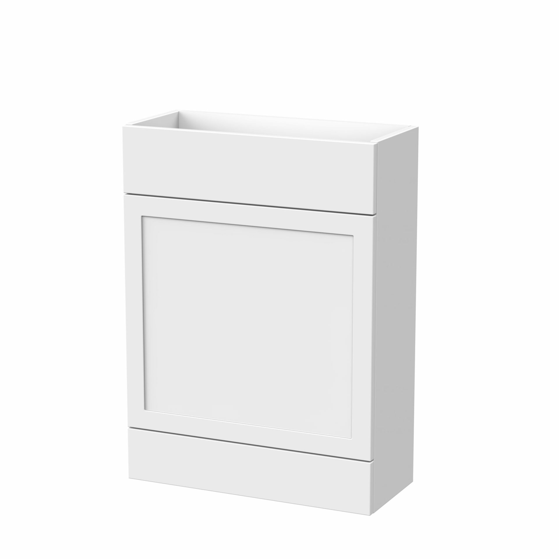 Nuie Lux Fable 600mm Slim Floorstanding WC Unit – Matt White
