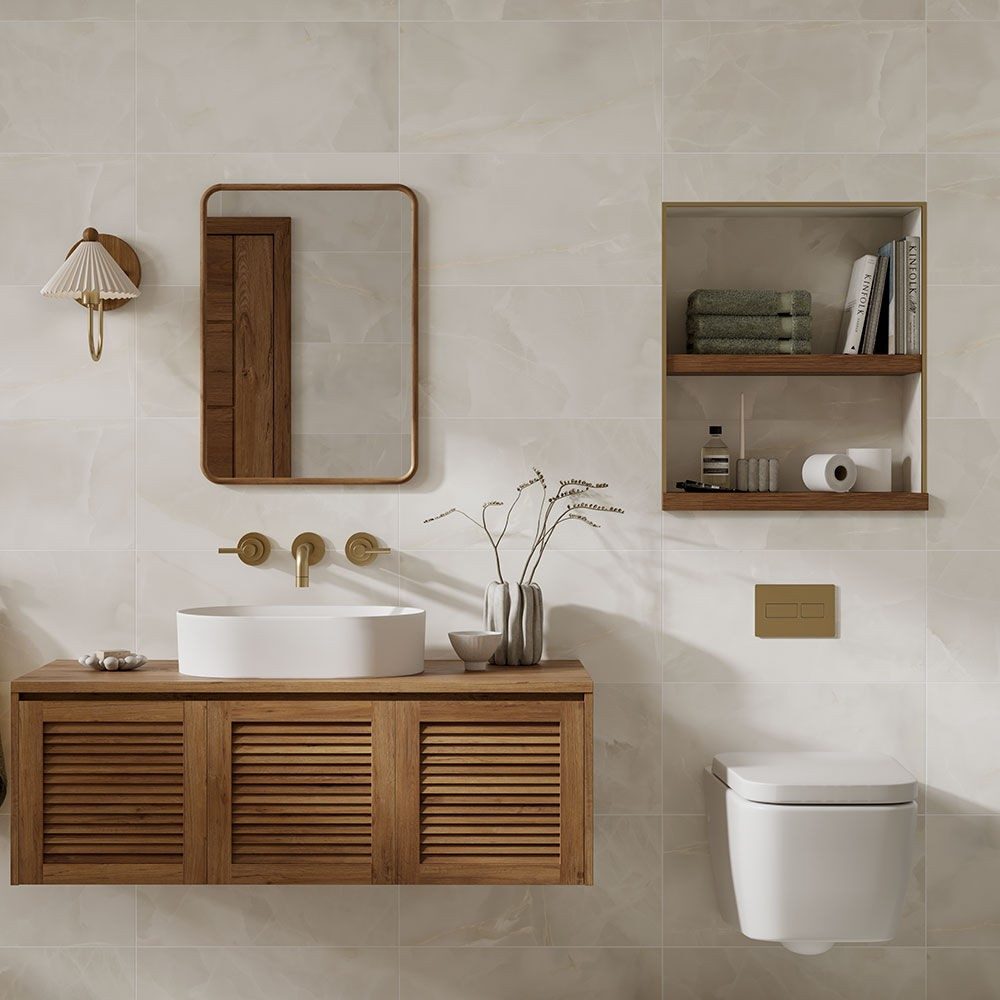 Hampton Beige Matt Ceramic 300x600mm