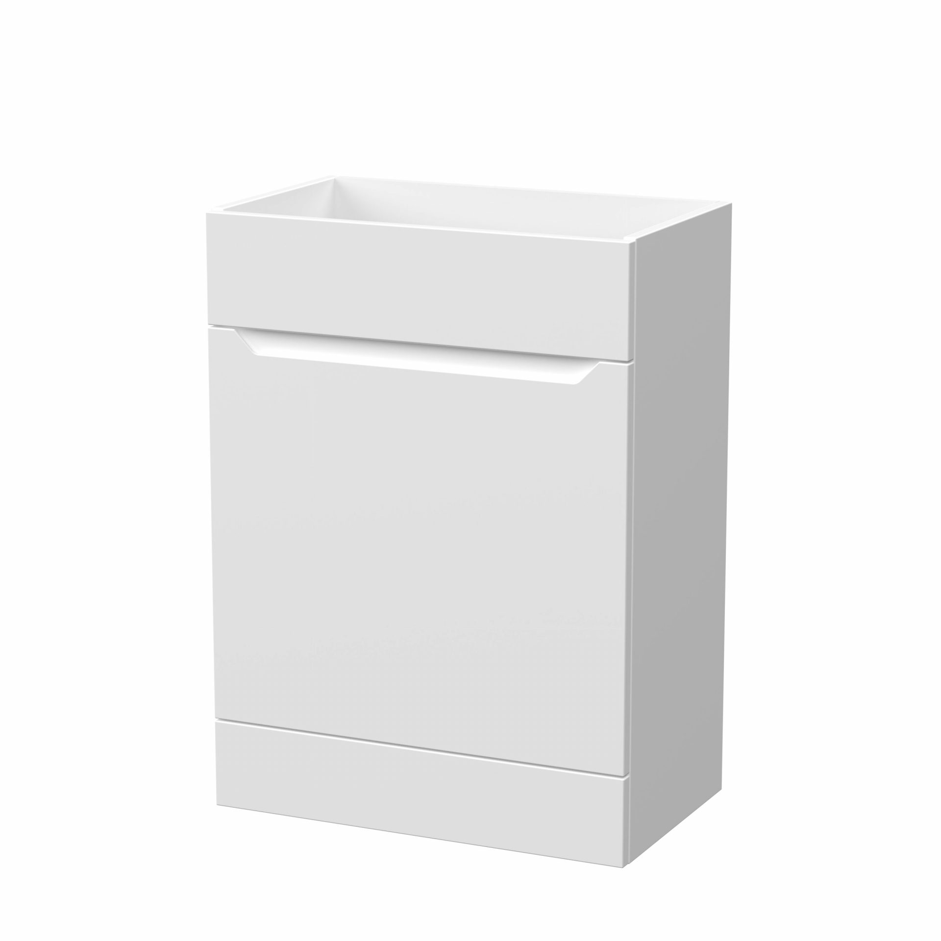 Nuie Lux Loave 600mm Standard Floorstanding WC Unit – Matt White
