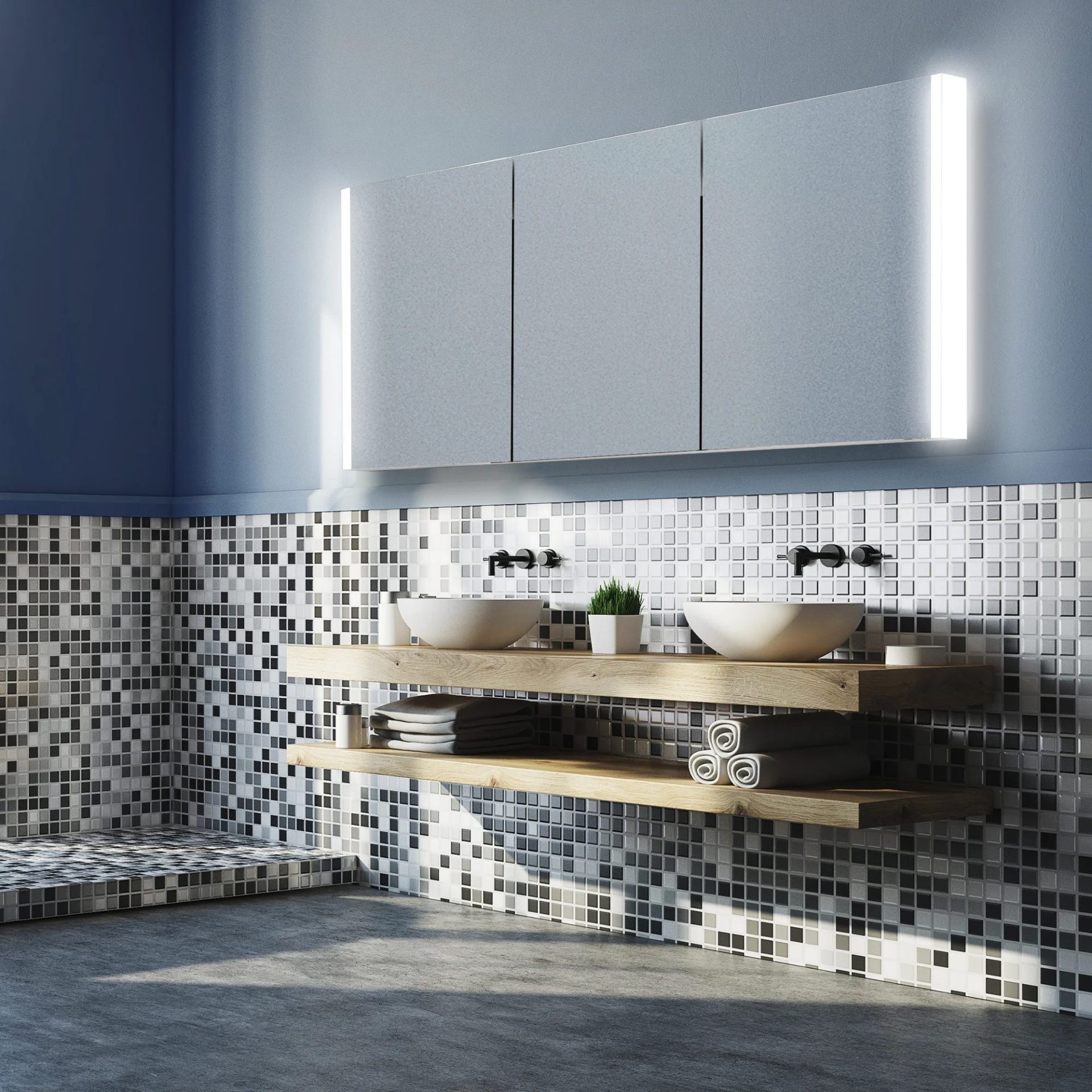 Paragon Ambient White Light Bathroom Get My Taps