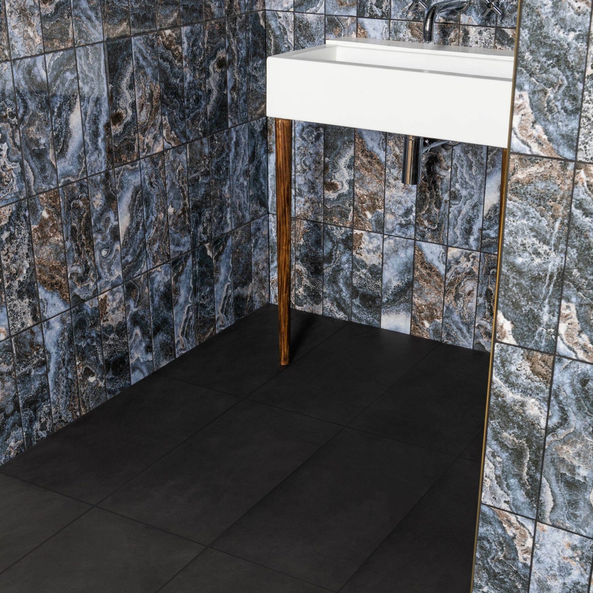Onix Lapislazuli Marble Effect Tile 300x100mm