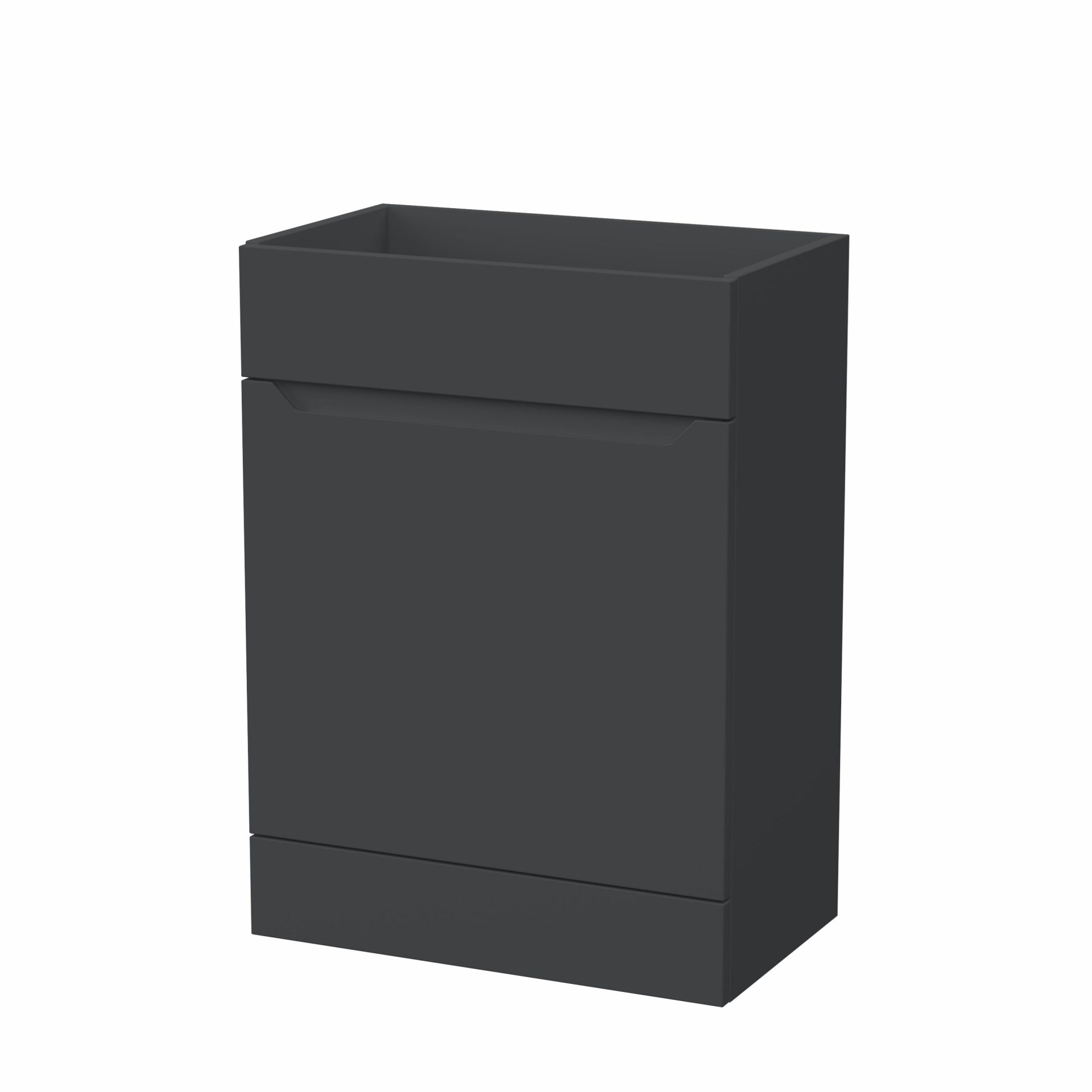 Nuie Lux Loave 600mm Standard Floorstanding WC Unit – Soft Black