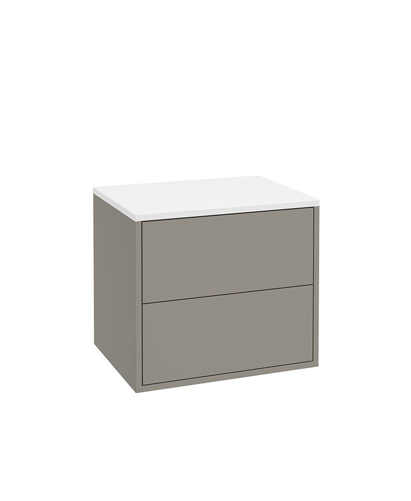 Sonas Living Pulse 600mm LED 2 Drawer Wall Hung Countertop Vanity Unit – City Stone