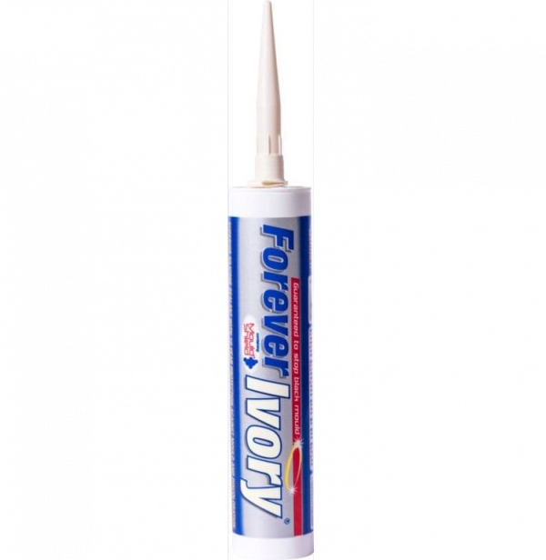 Everbuild Forever Ivory Silicone Sealant 295ml Get My Taps