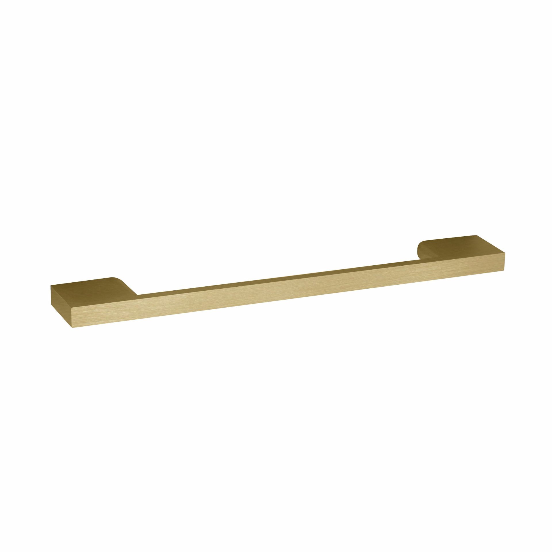 Nuie Lux D Shaped Furniture Handle – Brushed Brass