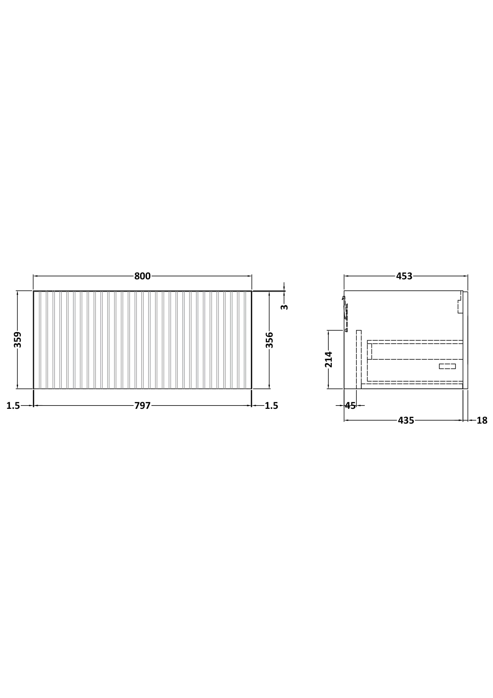 Nuie Lux Flume 800mm 1 Drawer Wall Hung Vanity Unit – Matt White