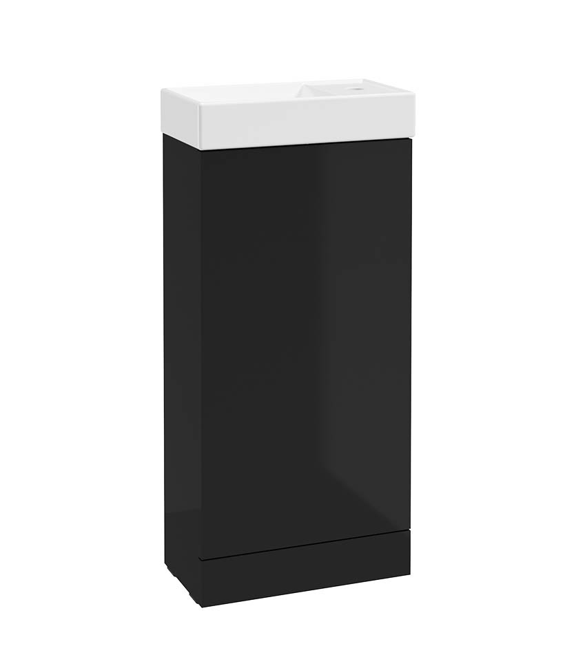Sonas Select Strata Cloakroom Vanity Unit & Basin – Gloss Black