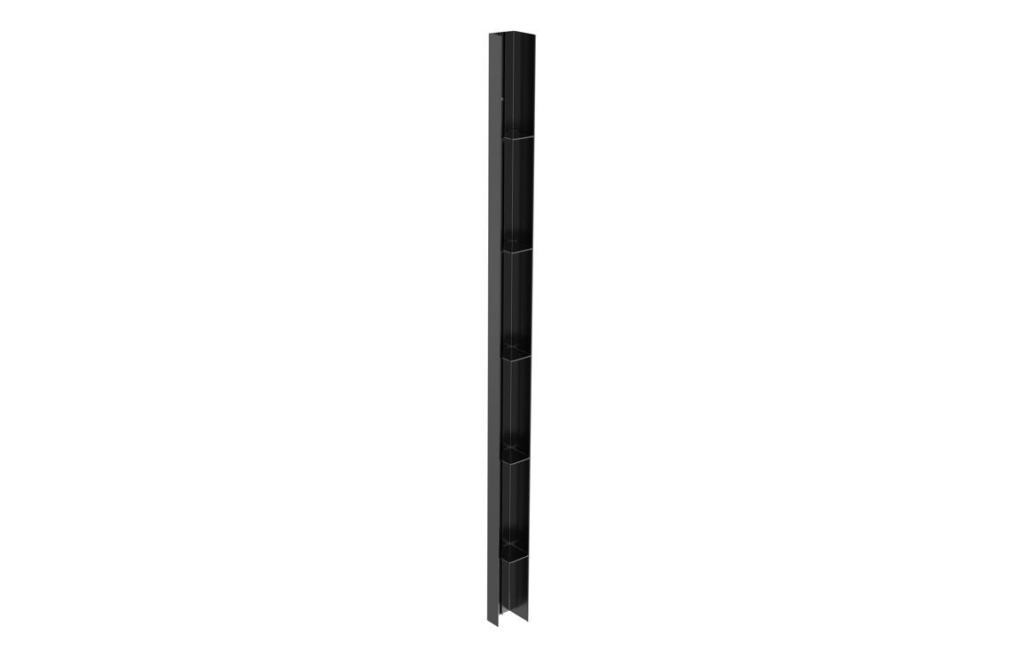 MyBathrooms Optimum 1950mm Wetroom Storage Shelves – Matt Black