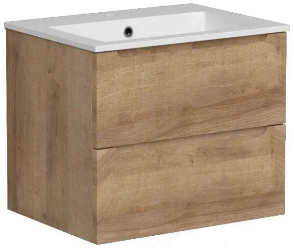 Qualitex Nova 1200mm 2 Drawer 1 Door Wall Hung Unit & Basin – All Colours
