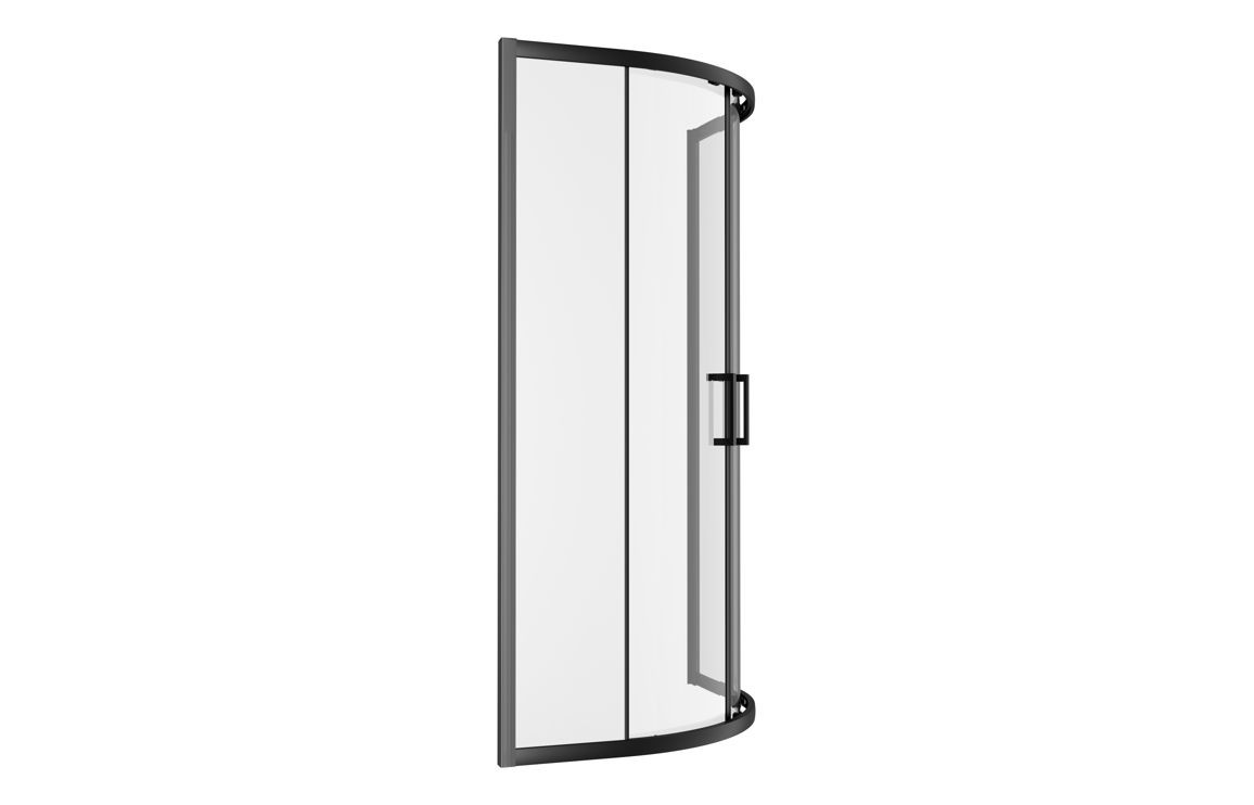 MyBathrooms Optimum Original 2 Door Quadrant Shower Enclosure – Black