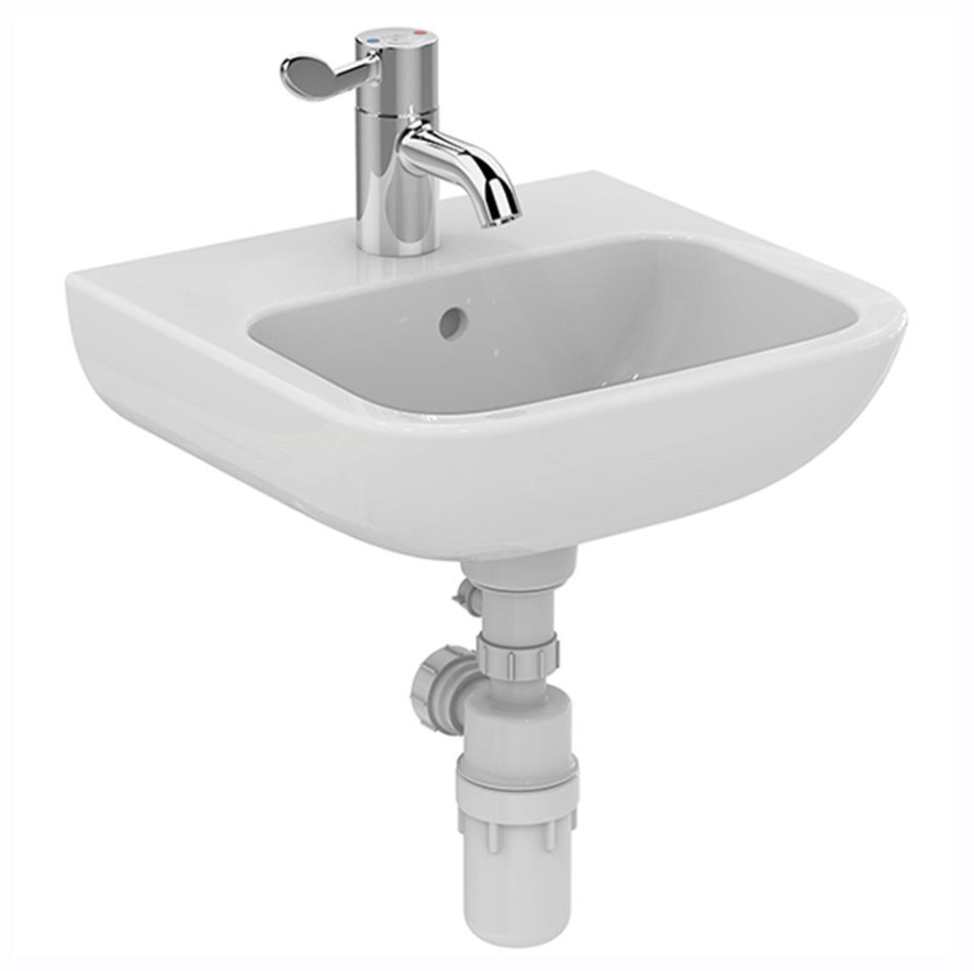 Armitage Shanks Portman 21 400mm Handrinse Basin With 1 Taphole And Overflow, No Chainstay Hole