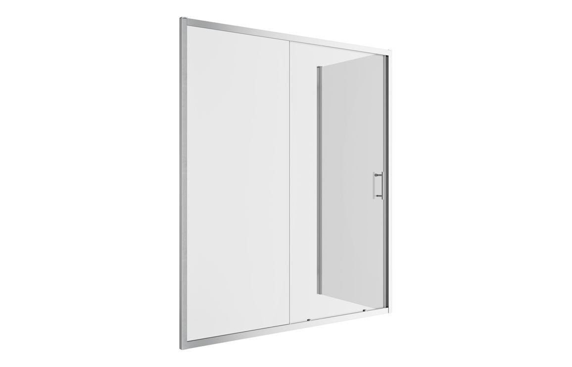 MyBathrooms Optimum Original Sliding Door Shower Enclosure – Chrome