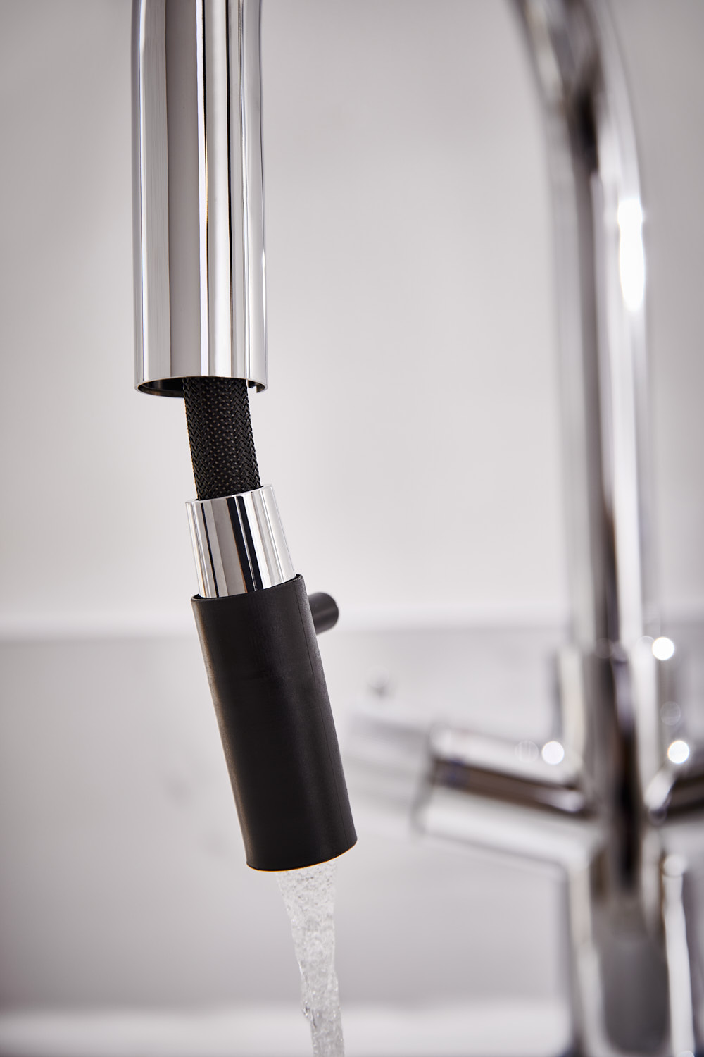 KoGE 4-in-1 Swan Pull Out Spout Hot Water Tap – Chrome