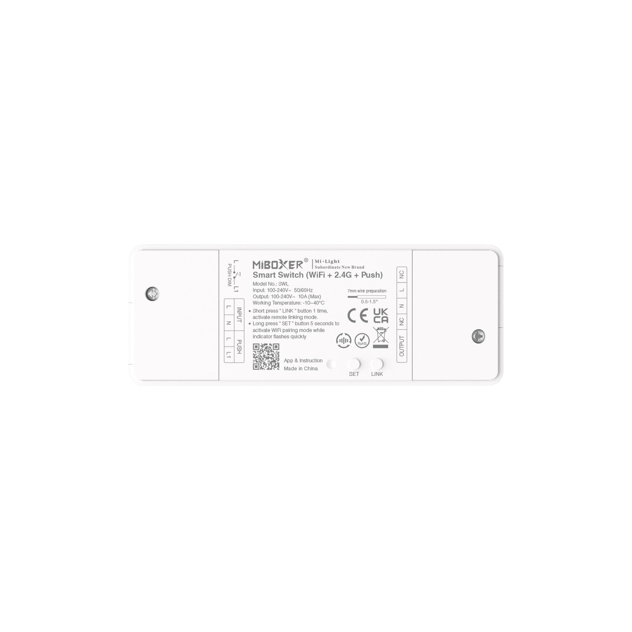 Sycamore 240V Receiver (on & off)