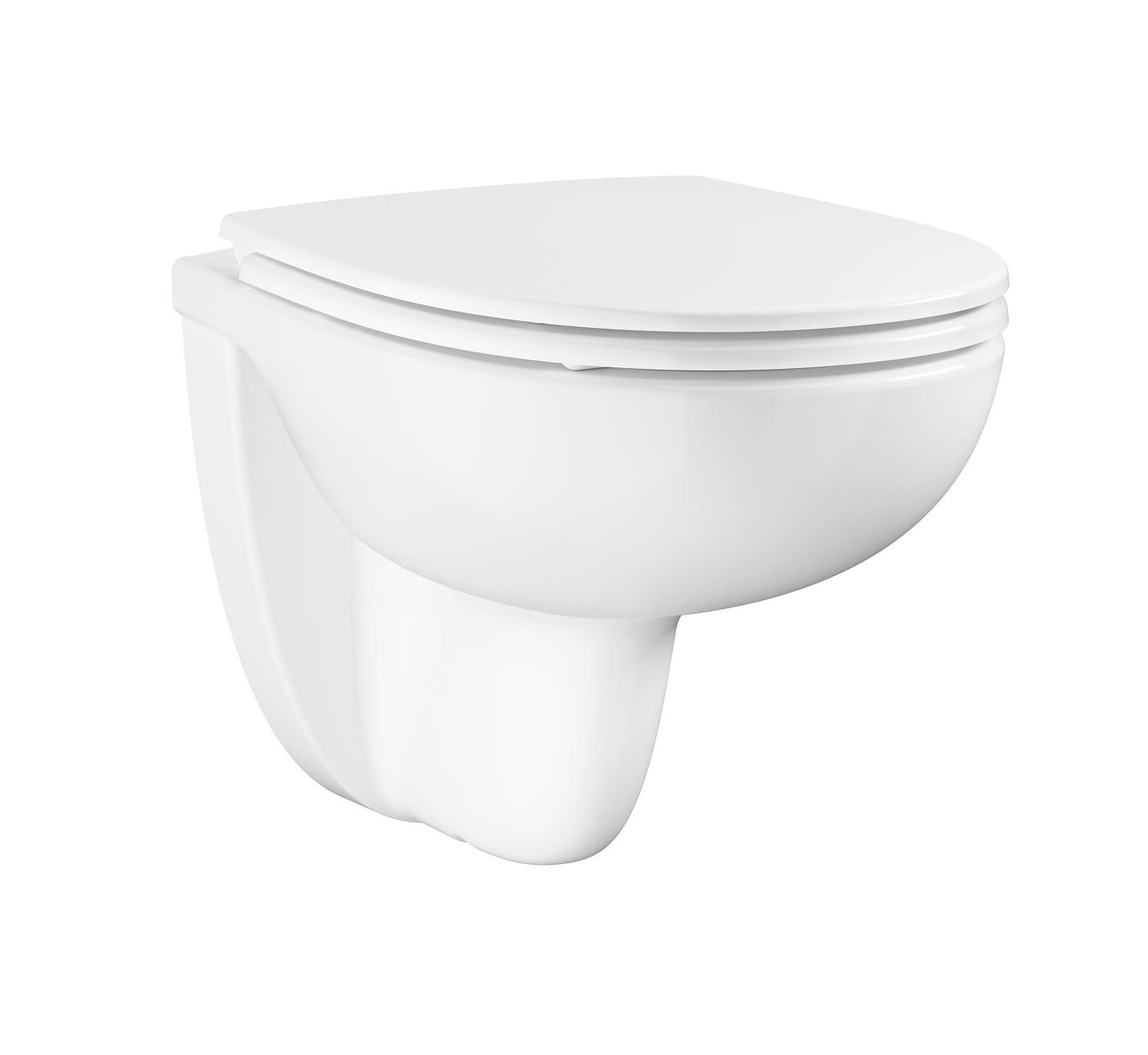 Grohe Bau Ceramic Rimless Wall Hung WC Pan & Soft Close Seat