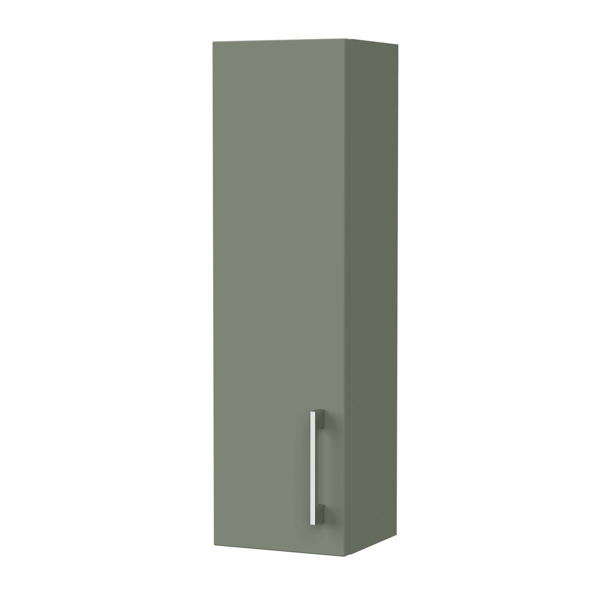 Nuie Lux Krest 200mm 1 Door Wall Hung Cabinet – Fern Green