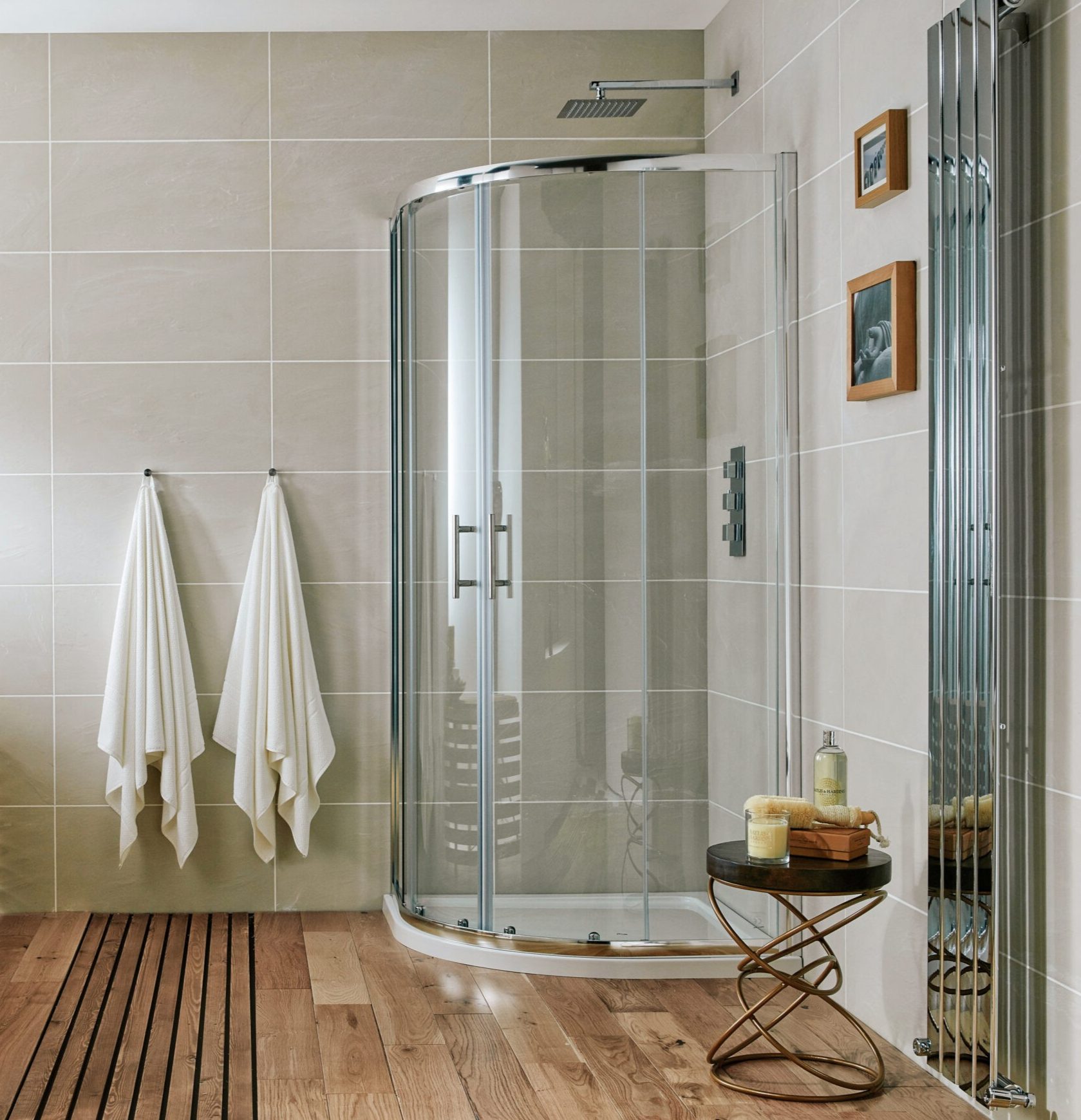 Scudo Korra Double Door Quadrant Shower Enclosure – Chrome