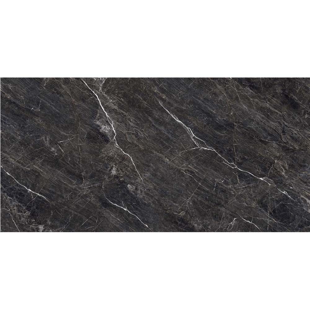 Zeus Midnight Black Glazed Porcelain 600x1200mm