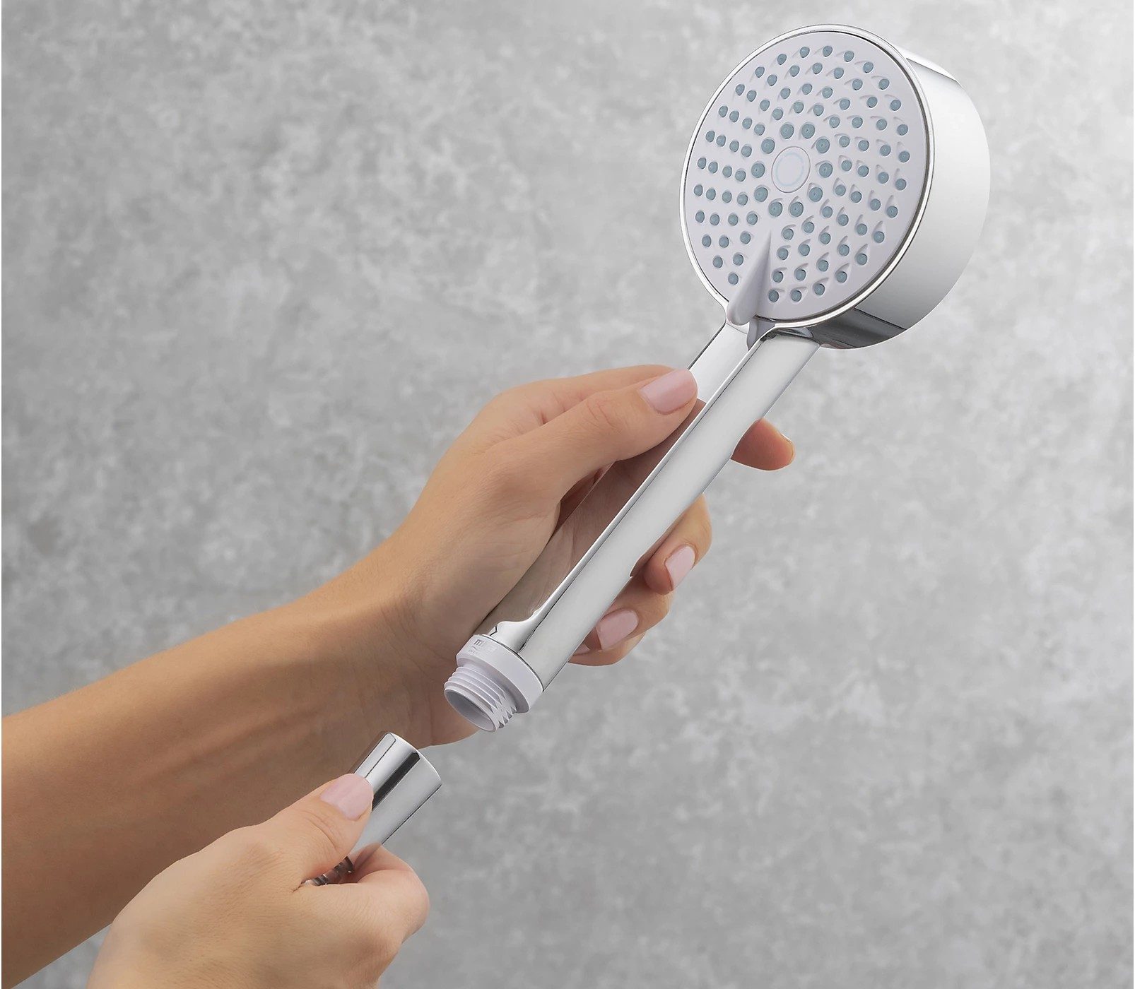 Mira Beat Eco Four Spray Showerhead – Chrome