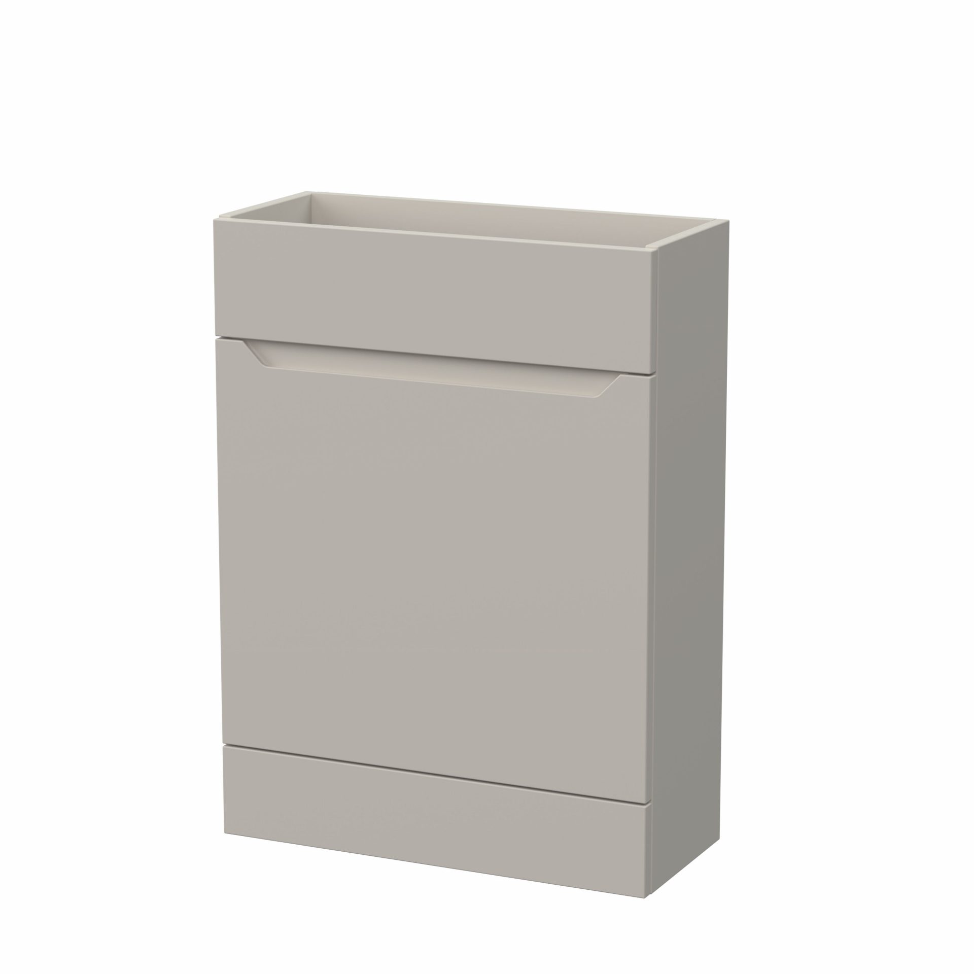 Nuie Lux Loave 600mm Slim Floorstanding WC Unit – Pebble Grey