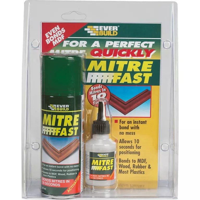 Everbuild Mitre Fast Bonding Kit – Clear