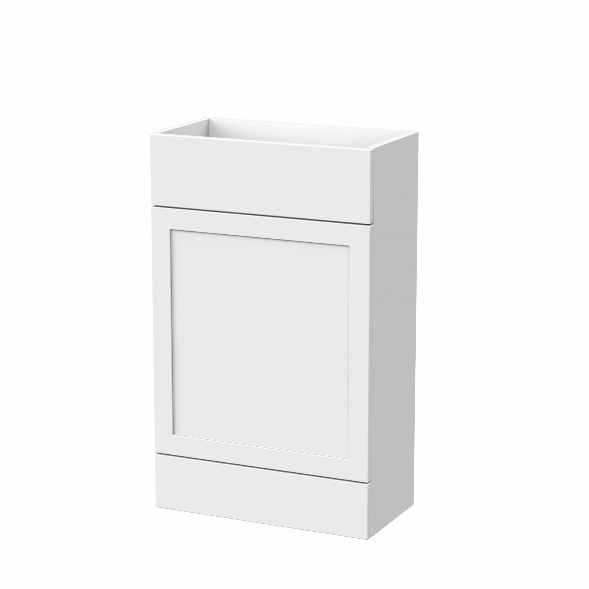 Nuie Lux Fable 500mm Slim Floorstanding WC Unit – Matt White