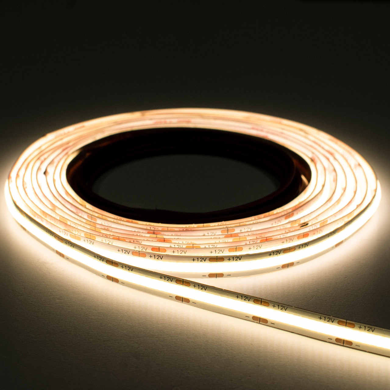 Sycamore 12V Flexible COB LED Strip 5m Reel Superior 4W – Warm White