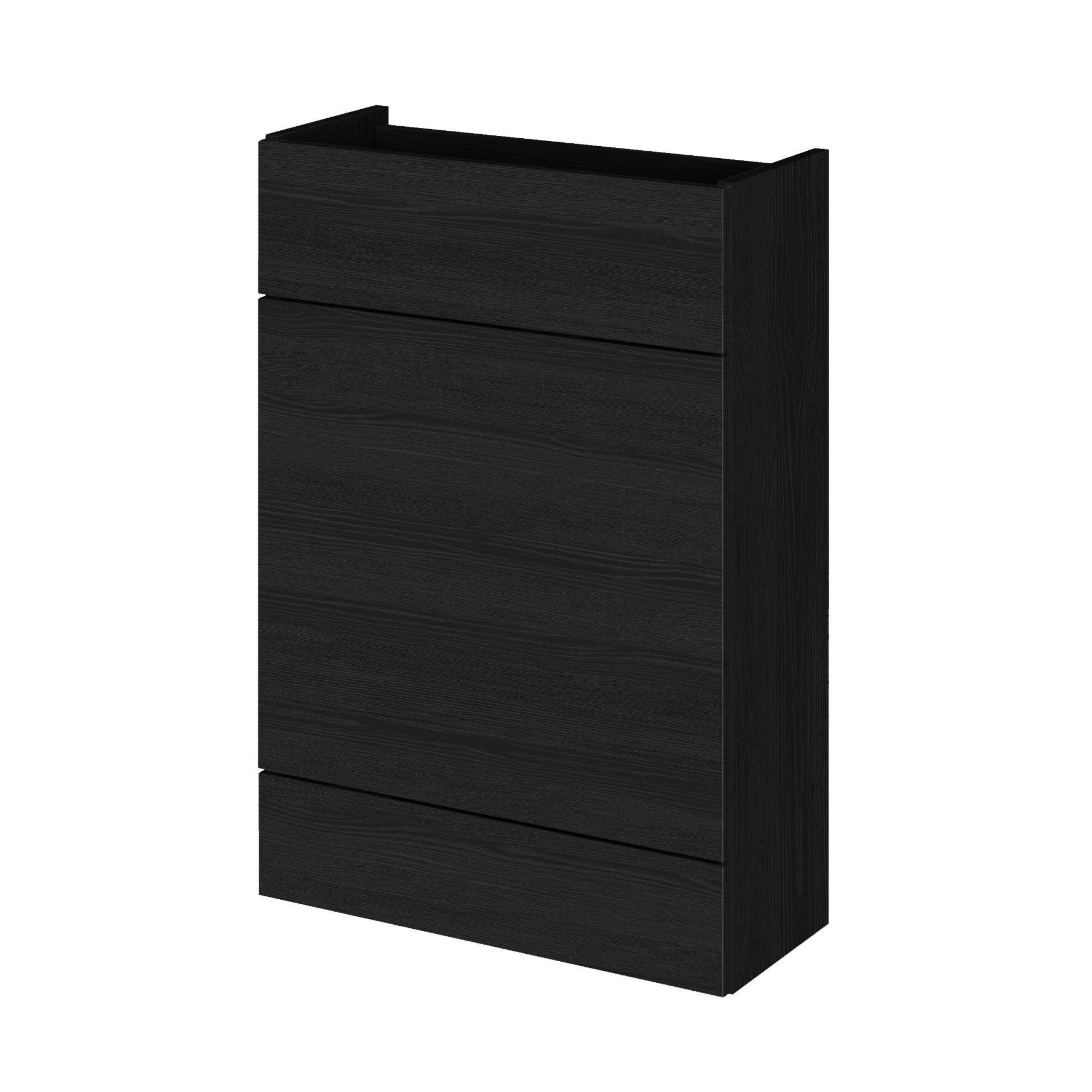 Hudson Reed Fusion Slimline 600mm Floor Standing WC Unit – Charcoal Black