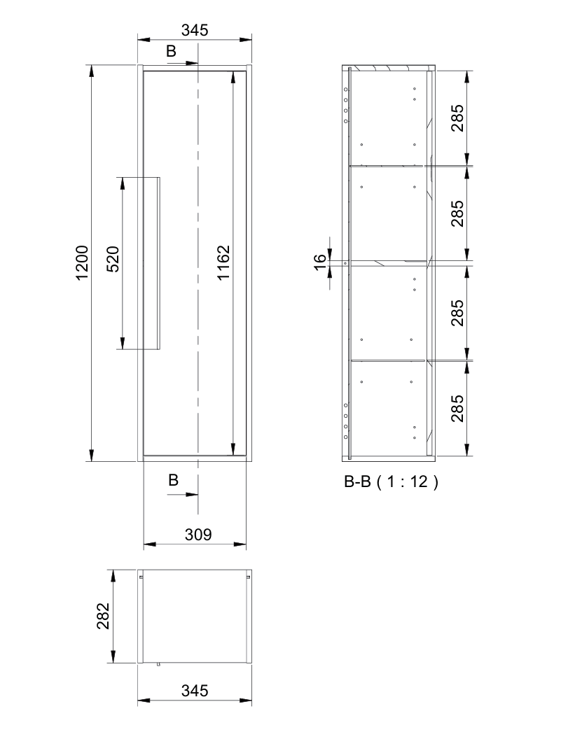 Tissino Tellao 1000mm Vanity Unit Inc Storage Column Pack – Soft Taupe