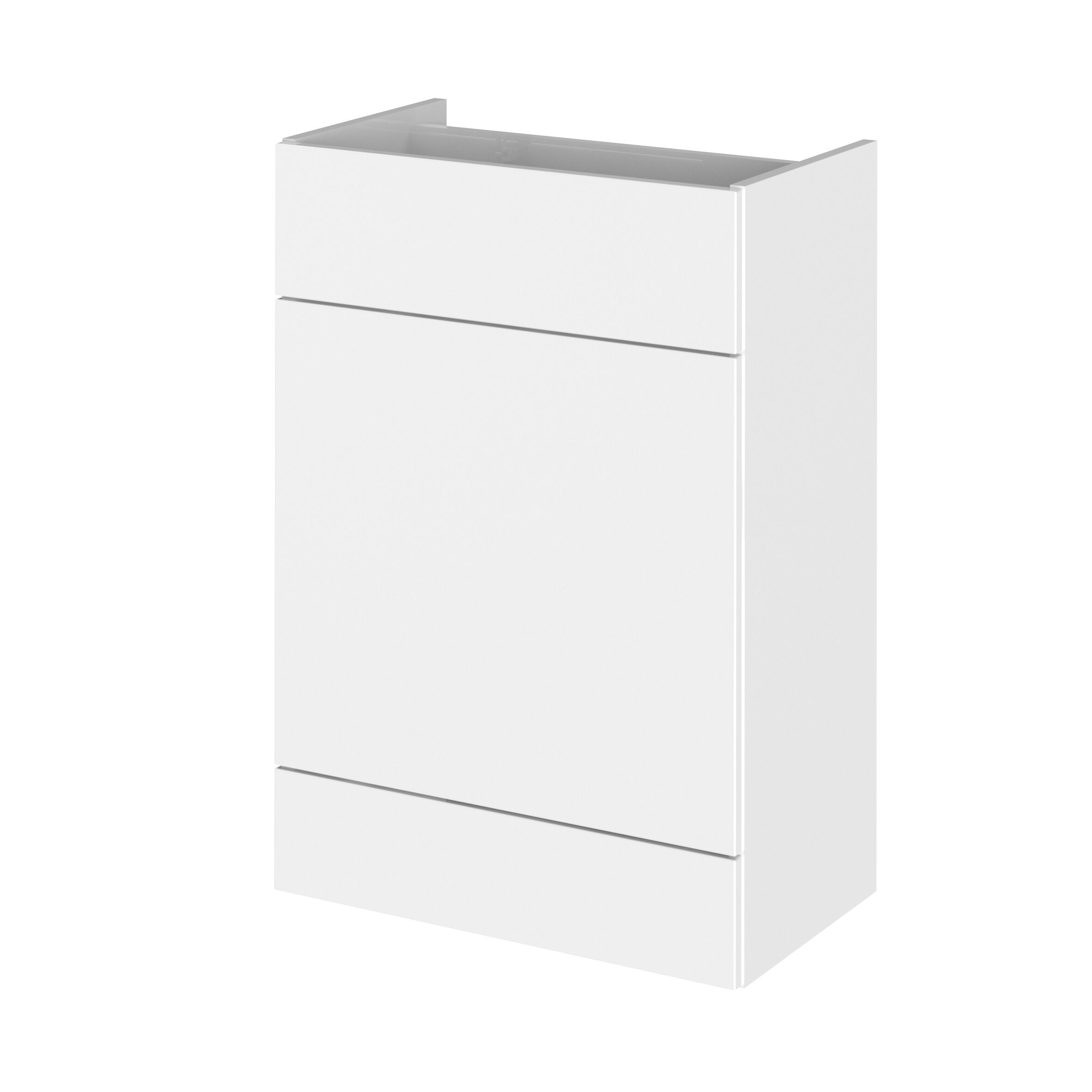 Hudson Reed Fusion Full Depth 600mm Floor Standing WC Unit – Gloss White