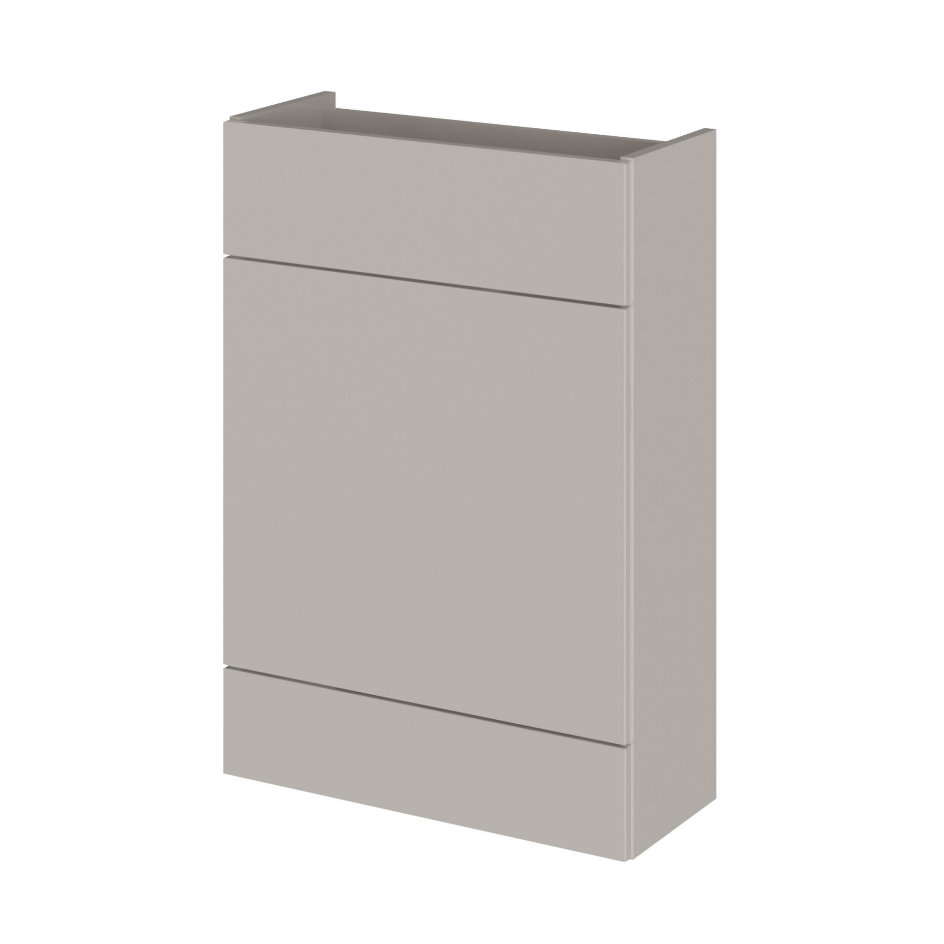Hudson Reed Fusion Slimline 600mm Floor Standing WC Unit – Pebble Grey