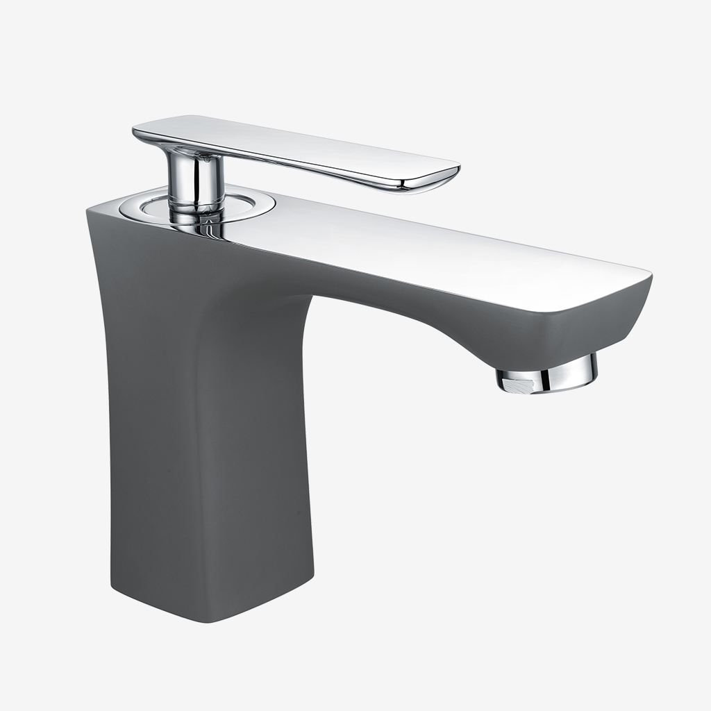Helston Basin Mono Tap & Waste – Matt Smooth Anthracite