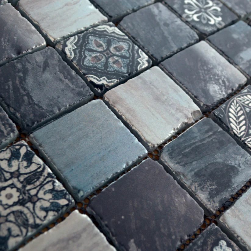 Antique Grey Matt Mosaic Sheet 300x300mm