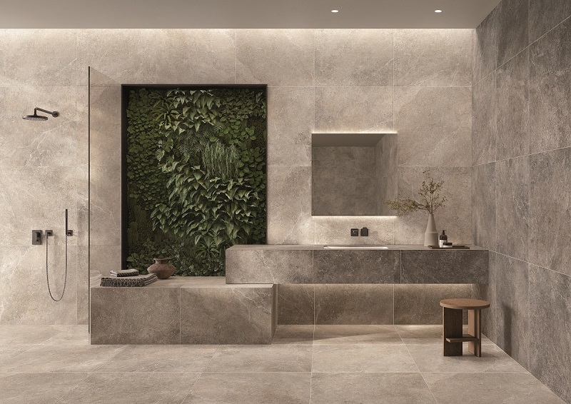 Rustic Blend Light Grey Matt Unglazed 597x597mm