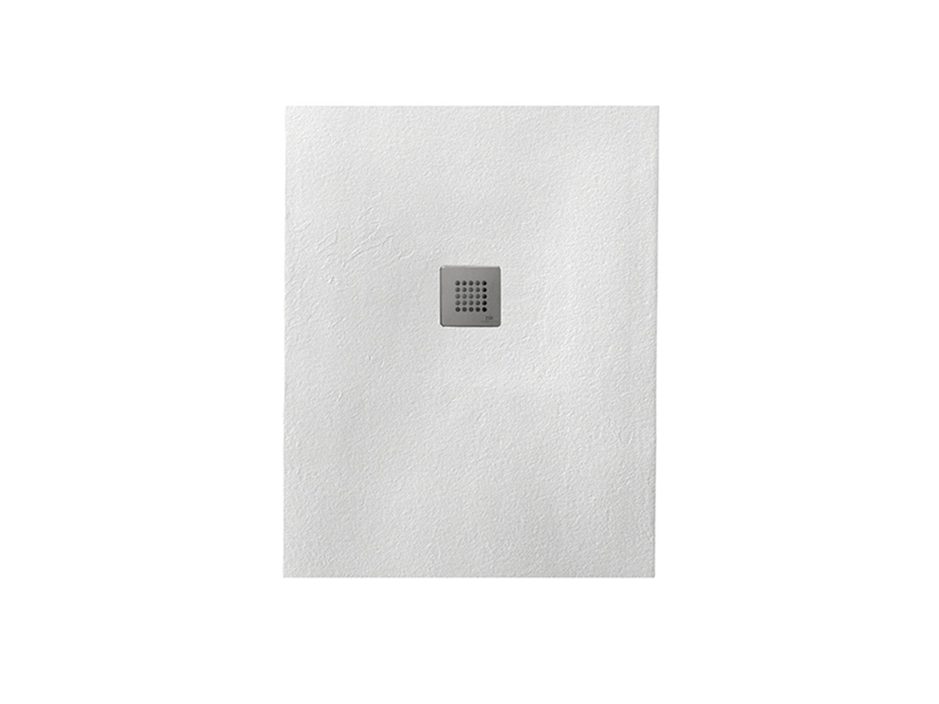 Porcelanosa Noken Flat Light Stone Shower Tray – White – 1000x800mm