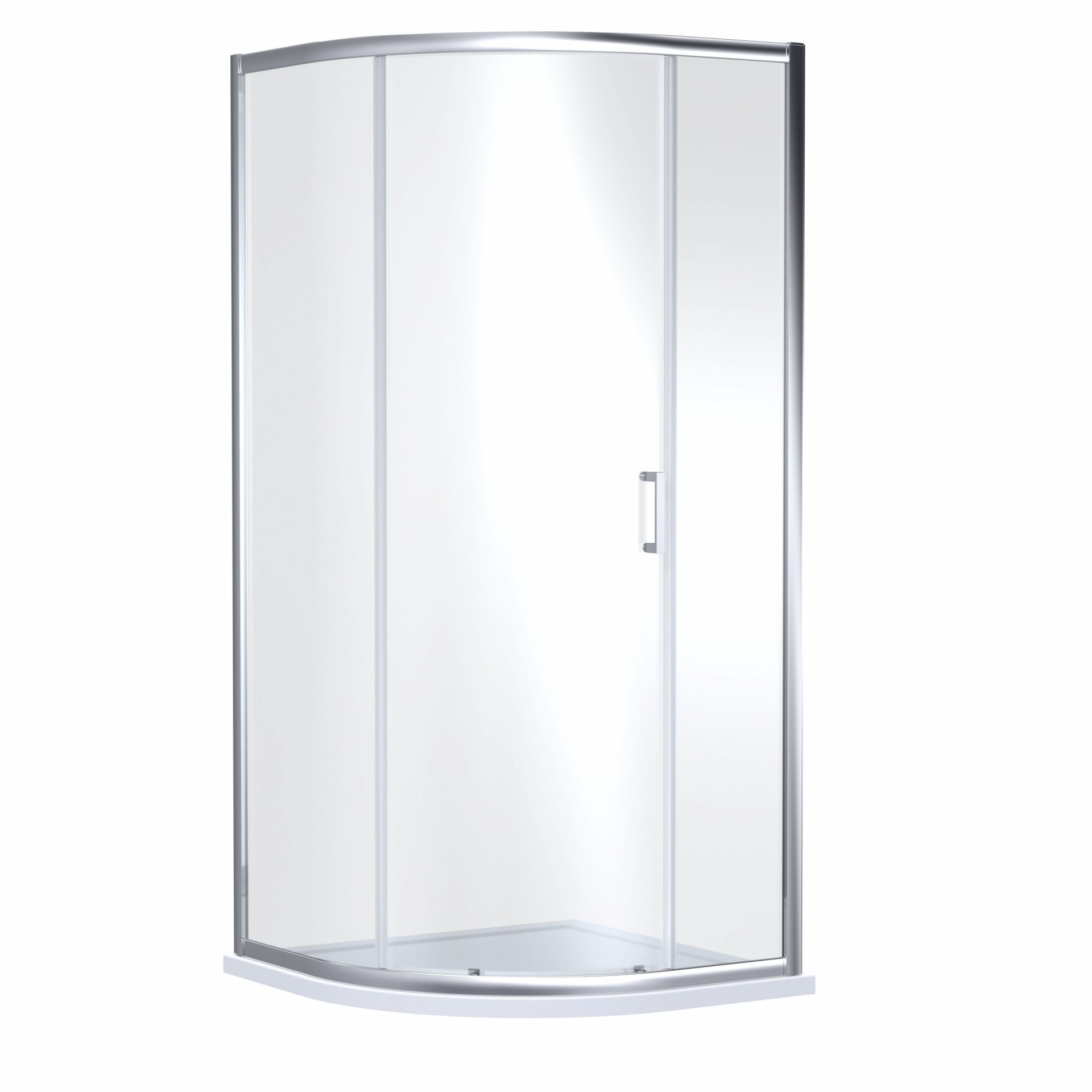 Nuie Rene 900mm Single Entry Quadrant Shower Enclosure – Chrome