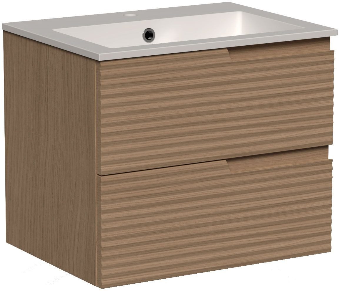 Qualitex Civetta 1200mm 4 Drawer Wall Hung Unit & Basin – All Colours