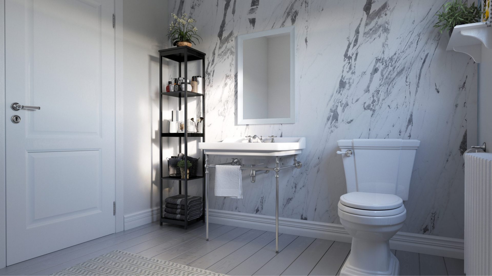 Showerwall Majestic Collection Wall Panel – Lightning Marble