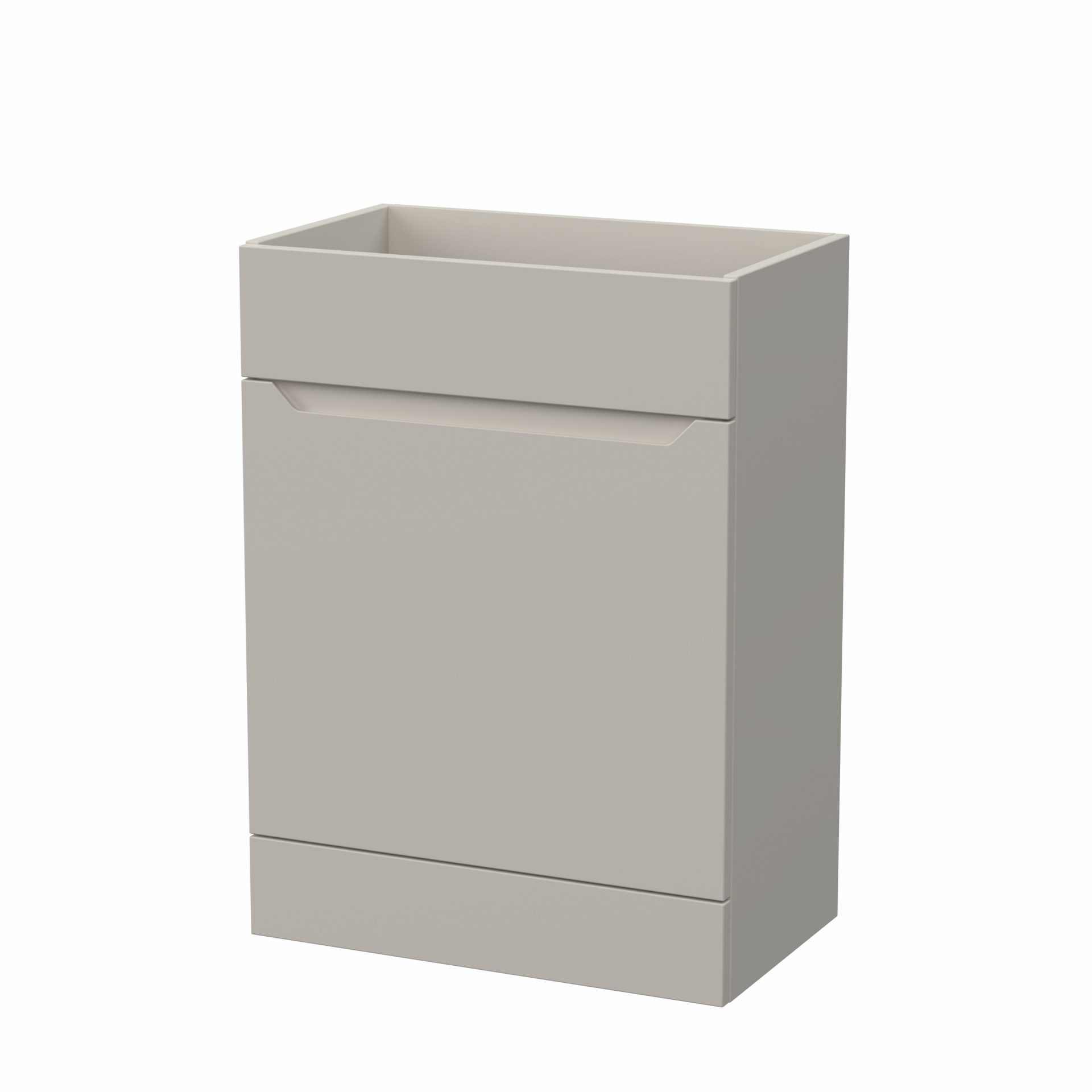 Nuie Lux Loave 600mm Standard Floorstanding WC Unit – Pebble Grey