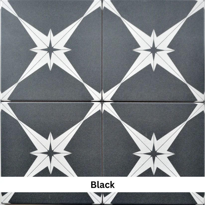 Pav Polaris Black Matt 450x450mm